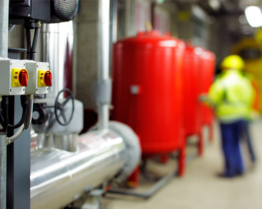 Special hazards fire protection in energy facility 